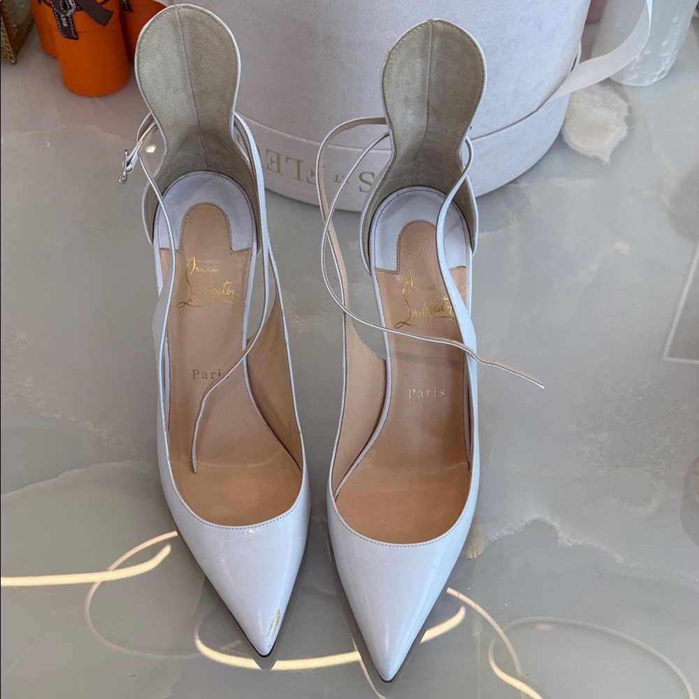 Christian Louboutin White Women's Heels